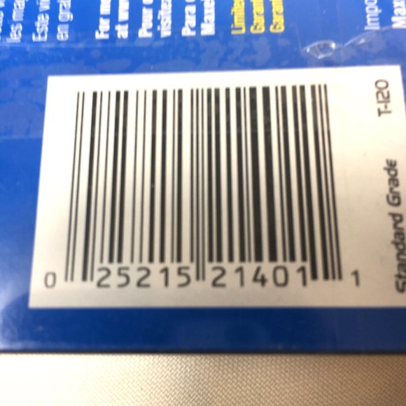 Lot of 5 Maxell 6 Hour T-120 blank VHS NWT - Picture 9 of 9